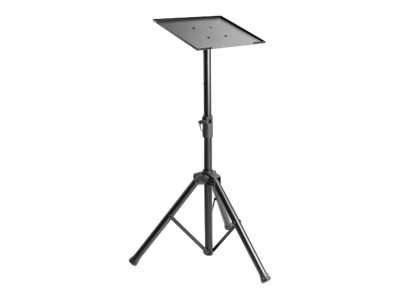 Manhattan TV/Monitor/Projector/Laptop Mount, Tripod Floor Stand, 1 screen/device, Screen Sizes: 13-32", VESA 75x75 to 100x100mm, Max 15kg, Height Adjustable, Black,  - Aufstellung - Stativ - für Noteb