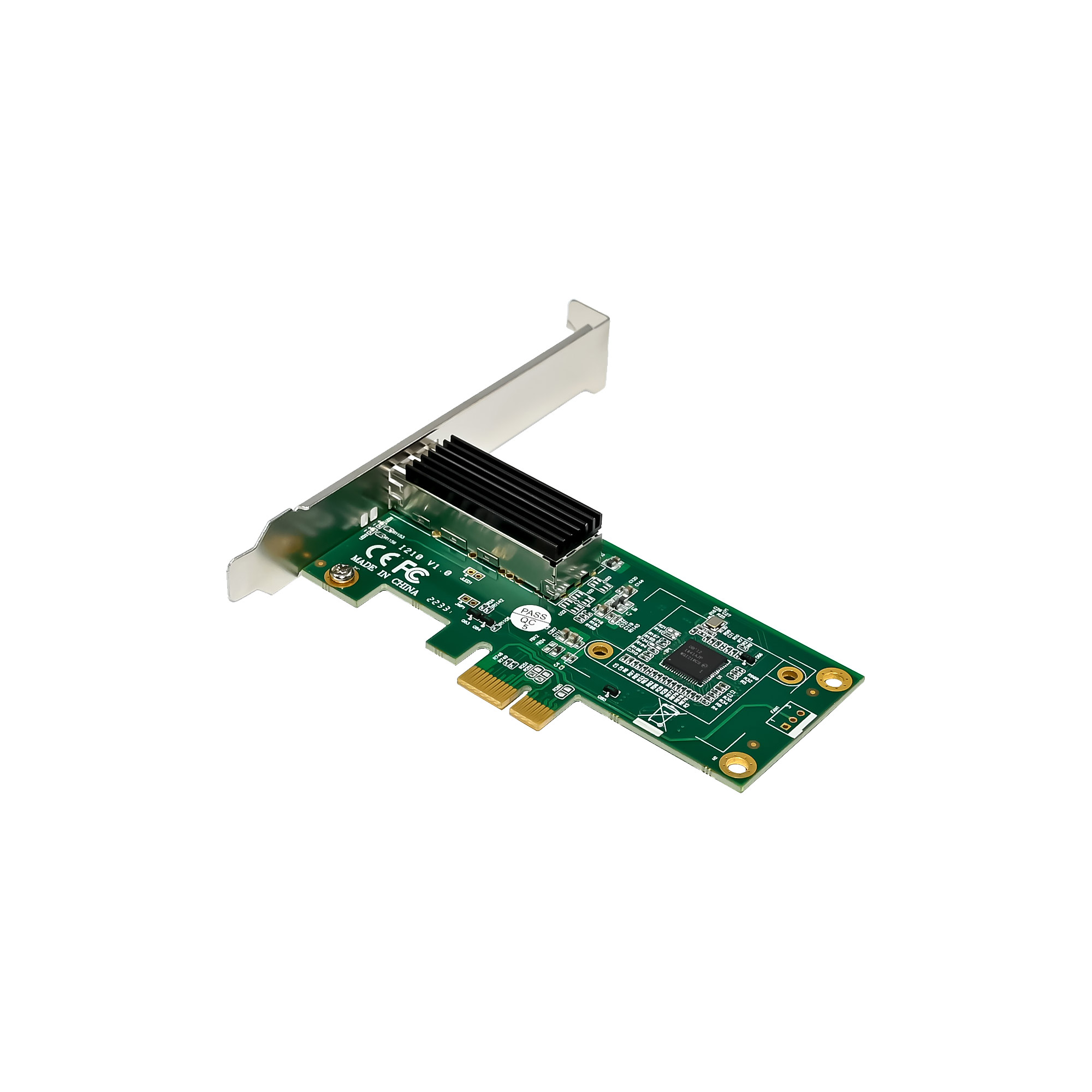 InLine Gigabit Netzwerkkarte - 1x SFP - PCIe x1 - inkl. low profile SlotblechGigabit SFP x 1