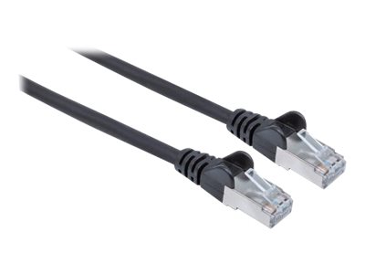 Intellinet Network Patch Cable, Cat7 Cable/Cat6A Plugs, 20m, Black, Copper, S/FTP, LSOH / LSZH, PVC, RJ45, Gold Plated Contacts, Snagless, Booted, , Polybag - Netzwerkkabel - RJ-45 (M)zu RJ-45 (M) - 2