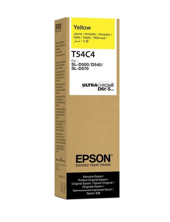 Epson T54C - Gelb - original - Box - Nachfülltintefür SURELAB D570 Professional Minilab - SL-D500