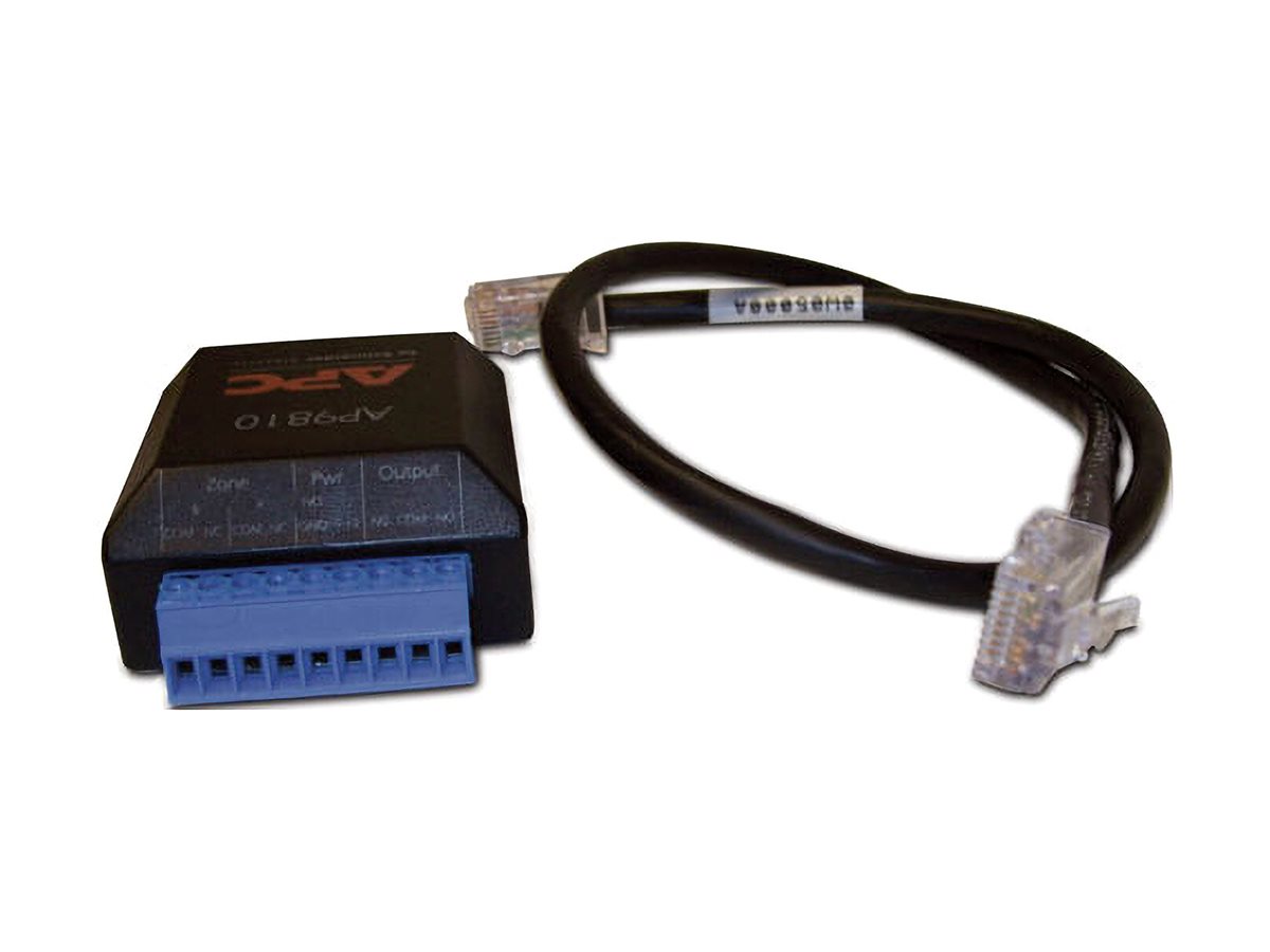 APC Dry Contact I/O Accessory - NetzwerkadapterkitSchwarz - für P/N: SMT1000RM1U - SRTL10KRM4UT - SRTL5KRM2UI-HW - SRTL5KRM2UT-HW - SRTL8KRM4UT