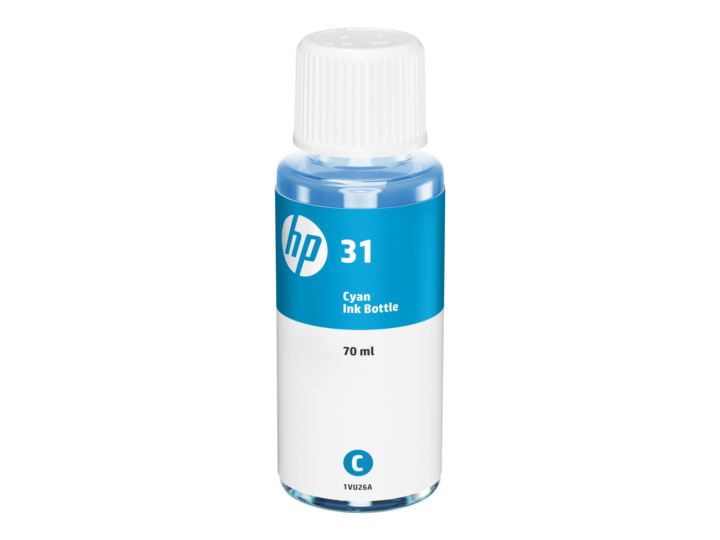 HP 31 - 70 ml - Cyan - original - Nachfülltintefür Smart Tank 5105 - 67X - 70XX - 73XX - 750 - 76XX; Smart Tank Plus 55X - 570 - 655