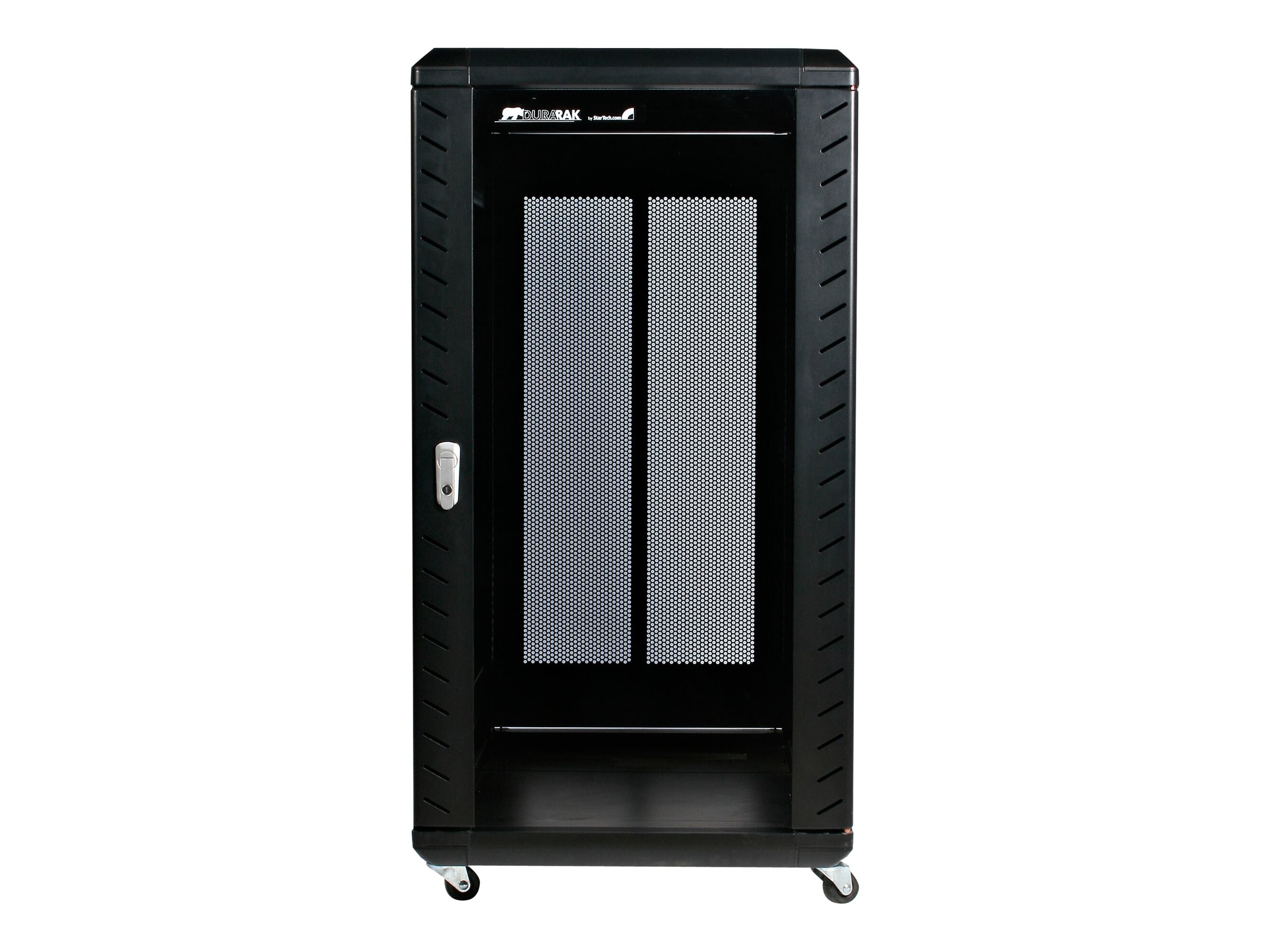 StarTech.com Zerlegbarer 22HE Serverschrank mitRollen - Schrank - 22U - für P/N: CABCAGENUTS6 - CABSCREWM52 - CABSCREWSM6 - CABSCRWM520 - CABSCRWM620 - CABSCRWS1224
