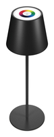 RealPower LED TableLight 360 RGB, Schwarz, Universal, IP44, 3 W, LED, 3000 KLED RGB - 3 W - 1800 mAh Akku - IP44