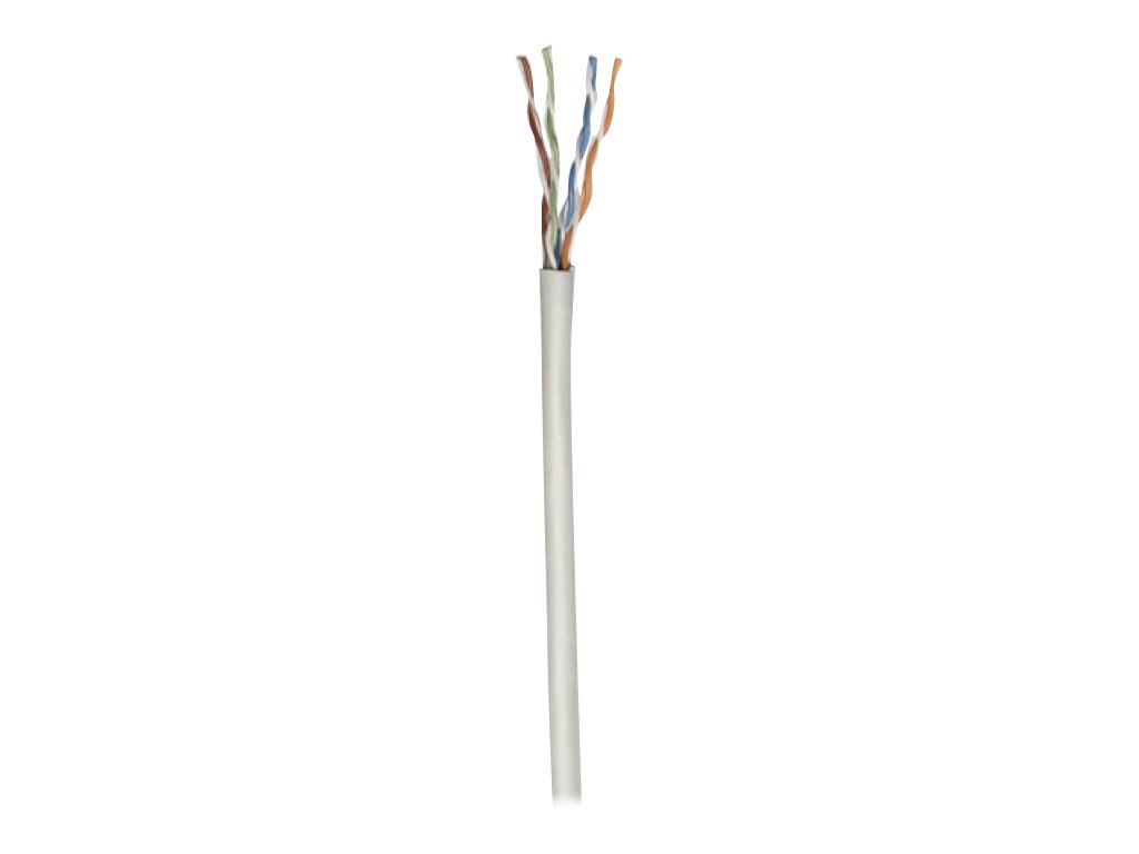 IC Intracom Intellinet Network Bulk Cat6 Cable, 23 AWG, SolidWire - 305m - Grey - CCA - U/UTP - Box - Bulkkabel - 305 m - UTP - CAT 6 - robust - Grau
