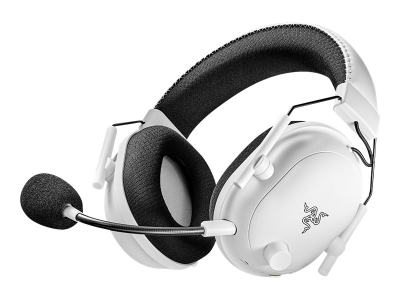 Razer BlackShark V2 PRO - Für PlayStation - Headsetohrumschließend - Bluetooth / 2,4 GHz Funkfrequenz - kabellos - weiß