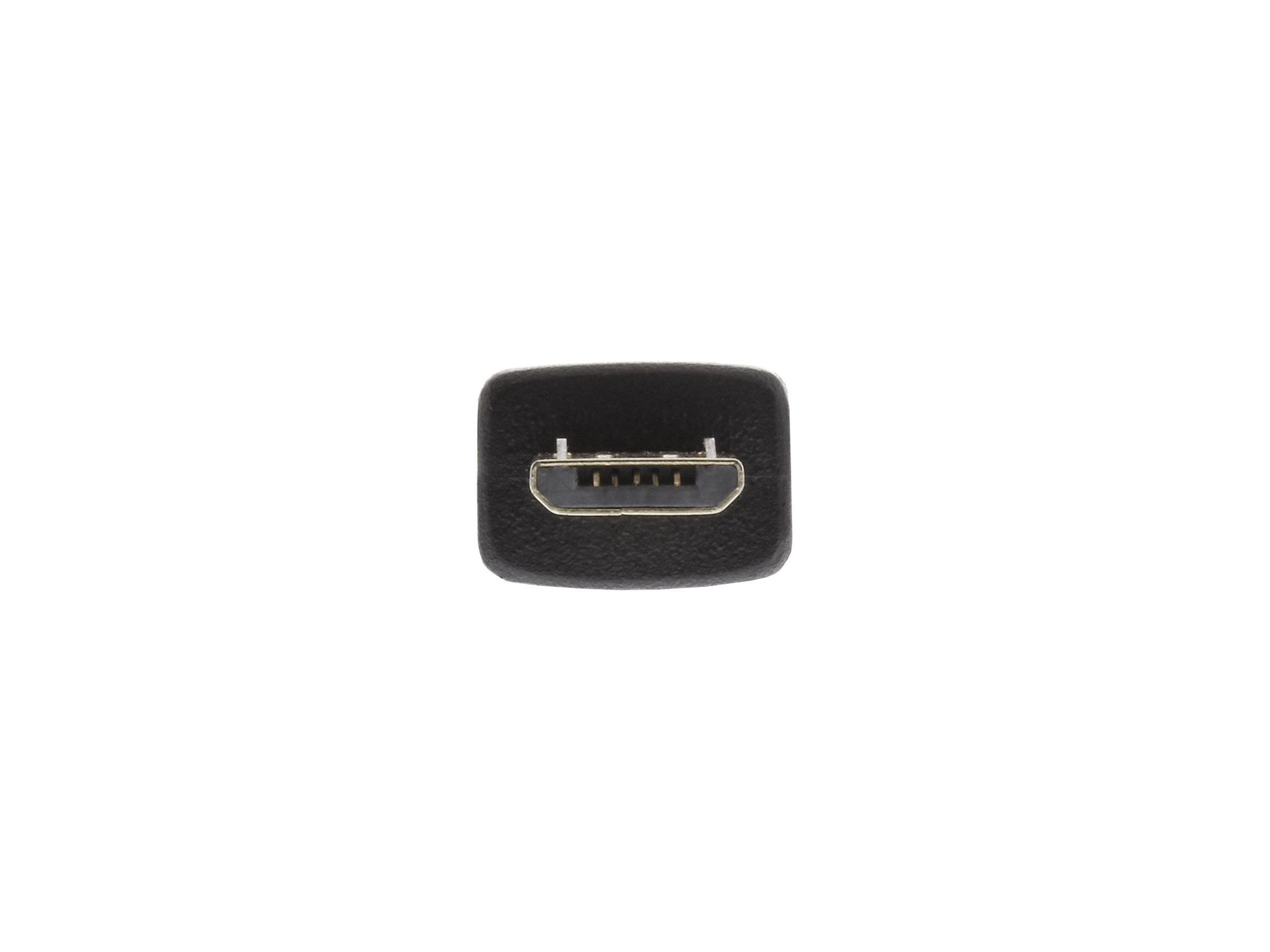 InLine Micro-USB 2.0 Kabel - USB-A Stecker an Micro-B Stecker - schwarz - 0,5m USB 2.0 - 50 cm - Schwarz