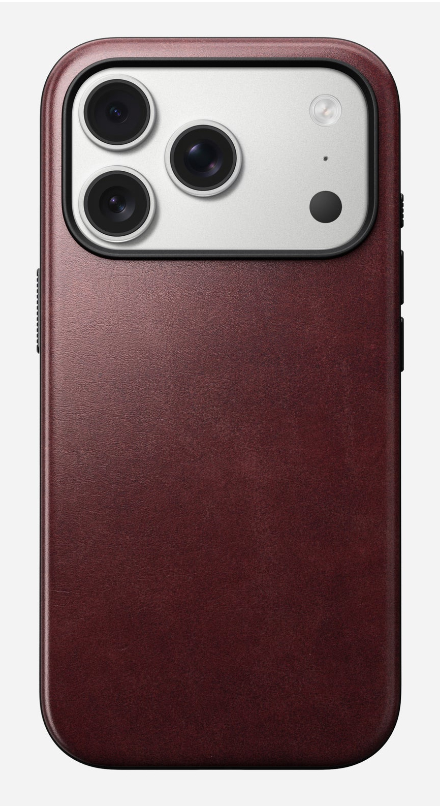 Nomad Modern Leather Case, Cover, Apple, iPhone 17 Pro, 16 cm (6.3"), BordeauxZubehör Mobiltelefone