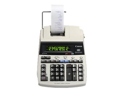 Canon MP120-MG-es II, Desktop, Druckrechner, 12 Ziffern, Display klappbar, AC, Weiß12-digit AC ink rolle
