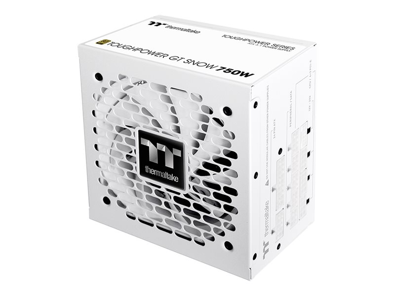 Thermaltake ToughPower GT 750W - Netzteil (intern)ATX12V 3.1/ EPS12V - 80 PLUS Gold - Wechselstrom 100-240 V - 750 Watt - aktive PFC - snow