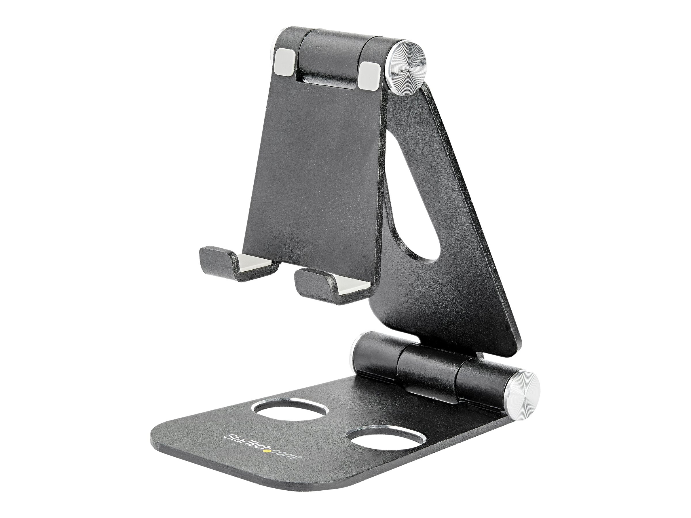 StarTech.com Handy und Tablet Halterung (Faltbar, Tablet- / Handyständer, Multi-Winkel, Smartphone Halterung)Schwarz - Schreibtischständer für Handy - Tablet - bis zu 13 Zoll - Schwarz - für P/N: DK30