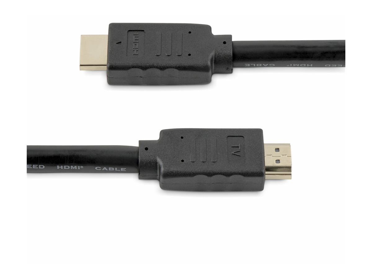 StarTech.com Startech 10m(30ft) HDMI 2.0 Cable, 4K 60Hz Active HDMI Cable, CL2 Rated for In Wall Installation, Long Durable High Speed Ultra-HD HDMI Cable, HDR 10, 18Gbps, Male to Male Cord, Black - A