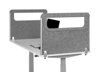 Bakker BE Safety Screen side Acrylic, Hellgrau, PET-Filz, Kunststoff, Grau, Acryl, 1 Stück(e)BE Safety Screen side Acrylic - 600 mm - Hellgrau