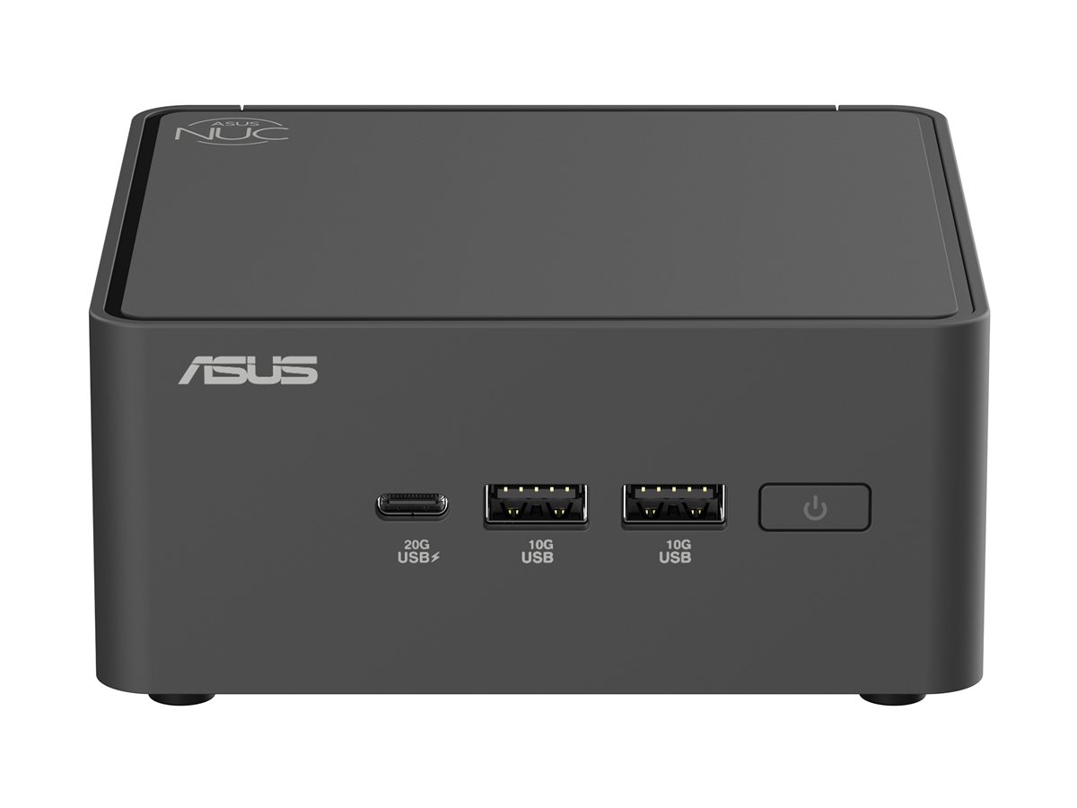 ASUS NUC 15 Pro Tall Kit RNUC15CRHV500002 - BareboneMini-PC - 1 x Core Ultra 5 235H / 2.4 GHz - vPro - RAM 0 GB - Arc Graphics 140T - 1GbE - 2.5GbE - Wi-Fi 6 - Bluetooth - Wi-Fi 7 - WLAN: 802.11a/b/g/
