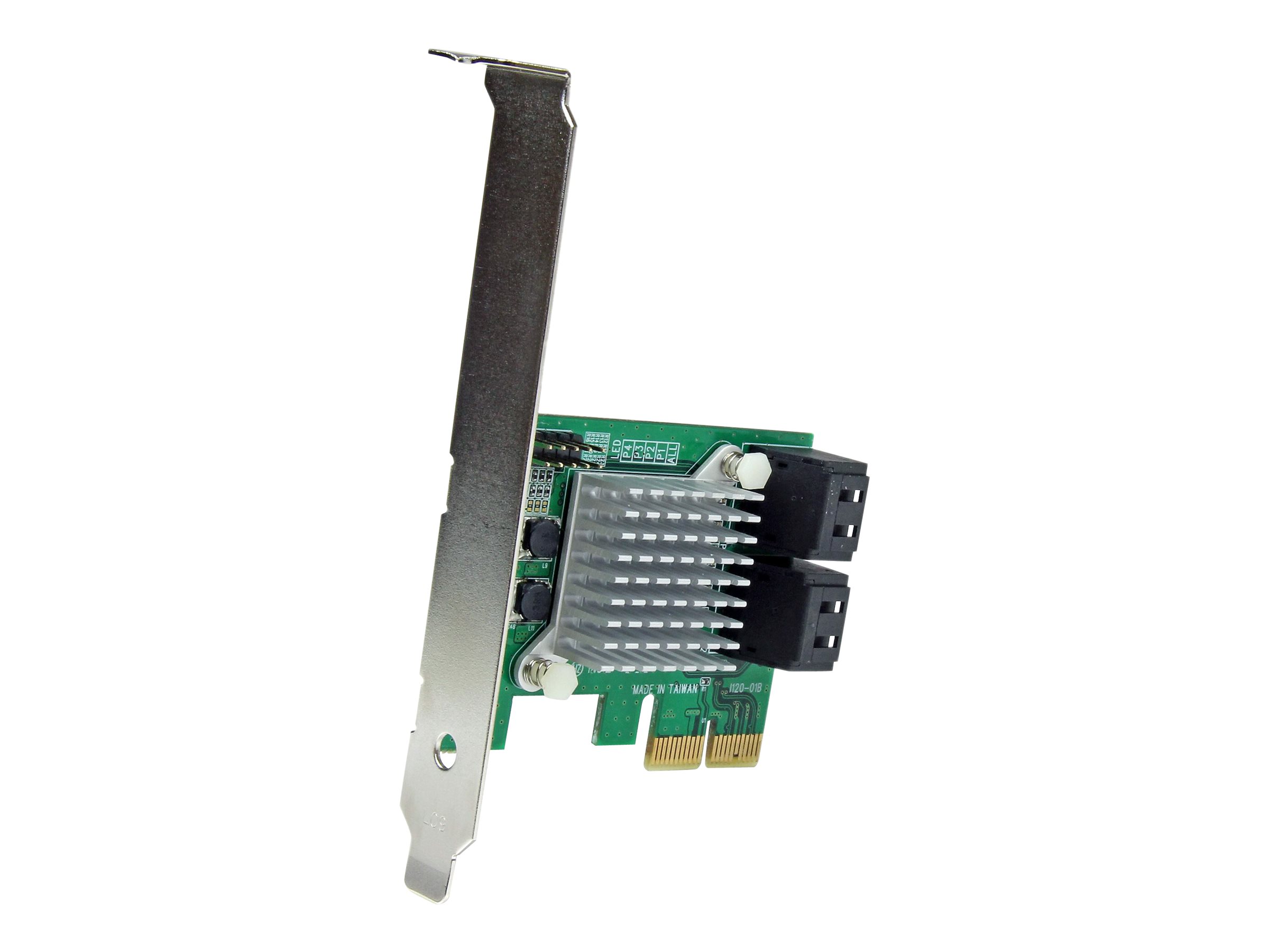 StarTech.com Startech 4 Port SATA III RAID Controller PCI Express Schnittstellenkarte - PCIe Serial-ATA Controller Adapter - HyperDuo SSD Tiering - Speichercontroller (RAID)4 Sender/Kanal - SATA 6Gb/s