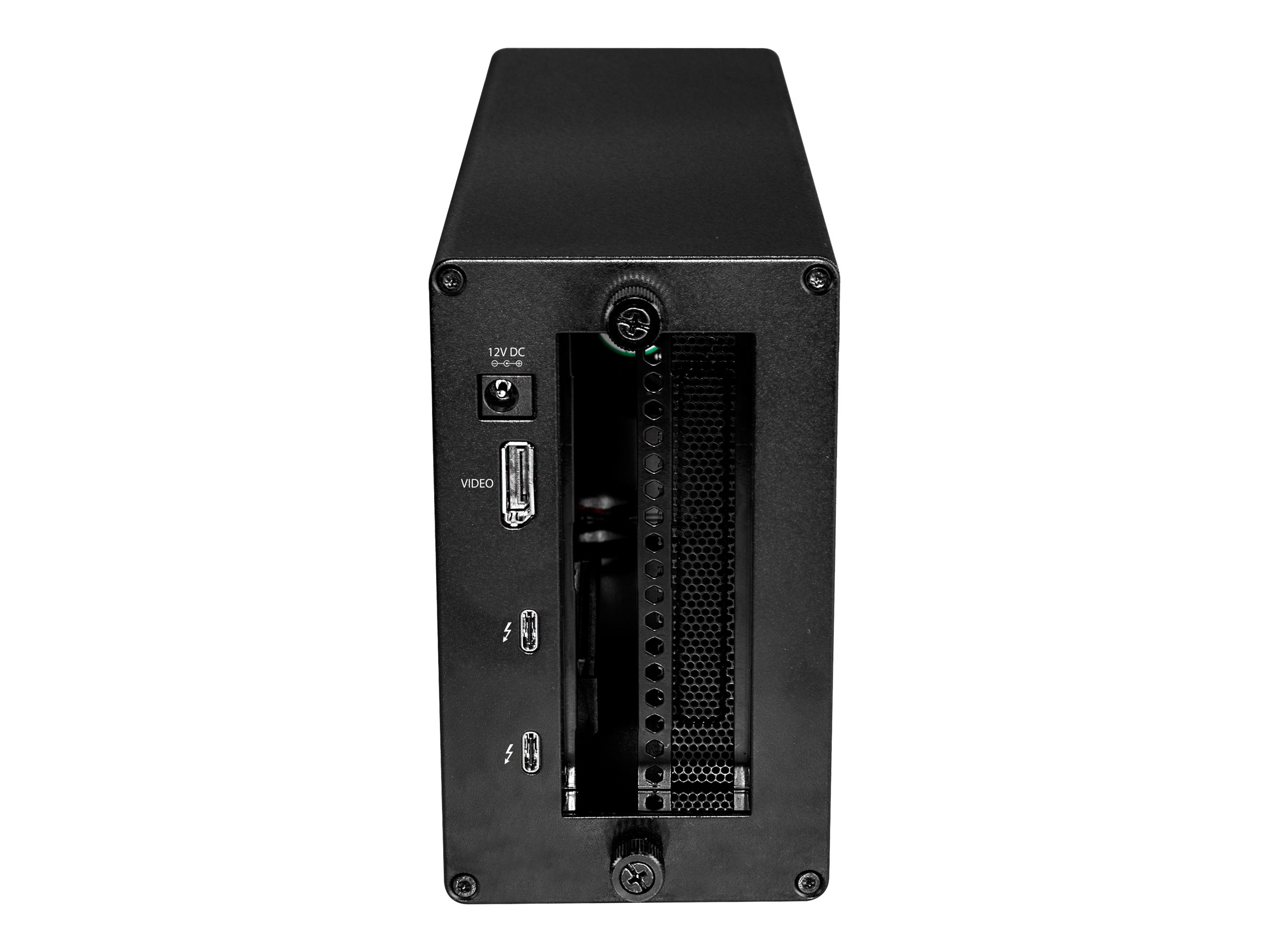 StarTech.com Startech Thunderbolt 3 PCIe Expansion Chassis, External Enclosure Box with 1x PCI-Express Slot, 5K/4K Output Via TB3/DP Ports, TAASystembus-Erweiterung - DP - 65 watt - für P/N: TB3DK2DPM