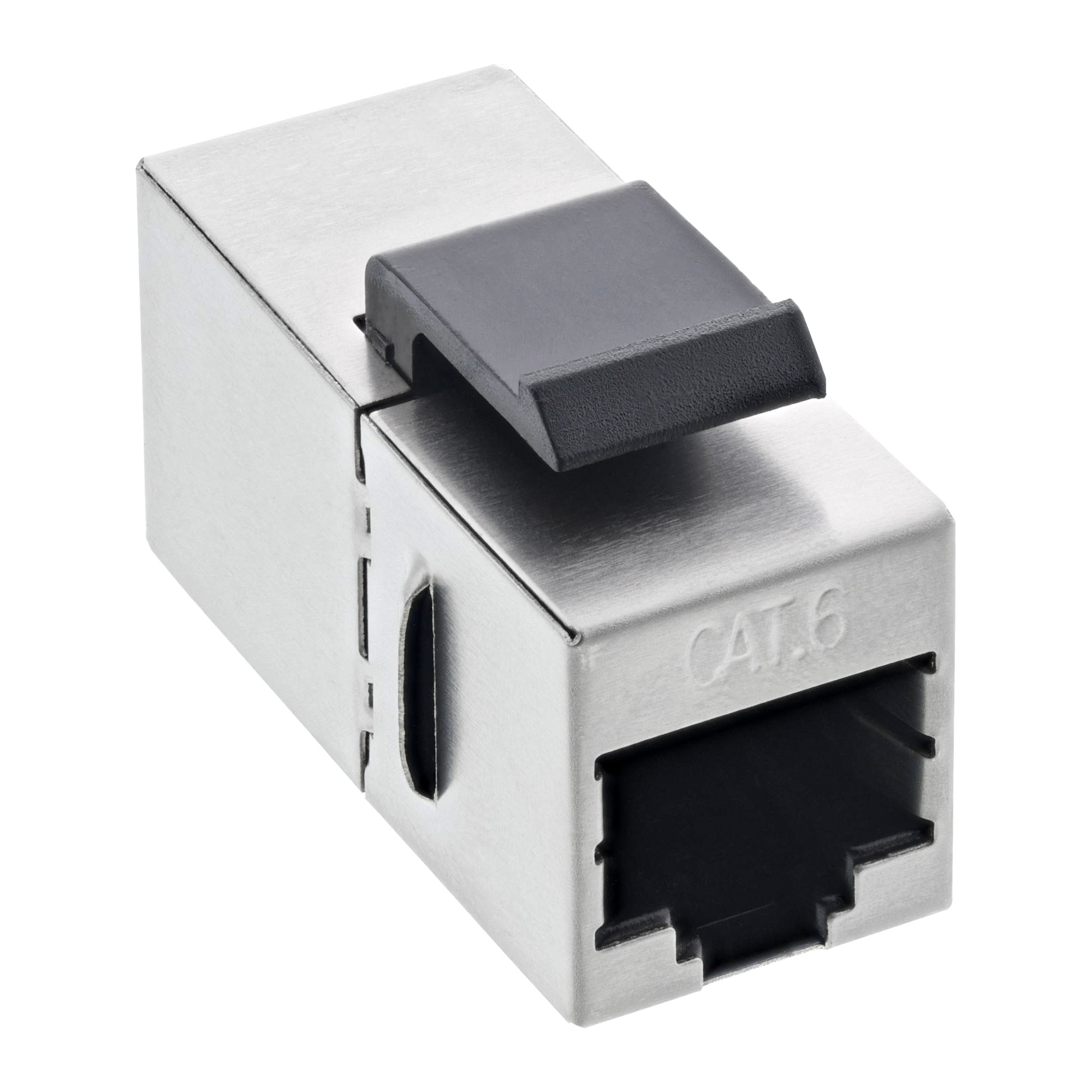 InLine Keystone RJ45 Buchse / Buchse - SNAP-In - Cat.6 - STP - bulkSTP - CAT 6