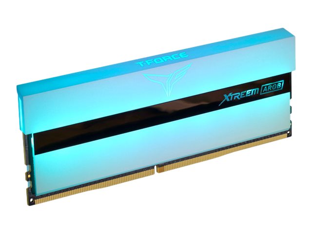 Team Group T-Force Xtreem ARGB White - DDR4 - Kit - 16 GB:2 x 8 GB - DIMM 288-PIN - 3600 MHz / PC4-28800 - CL18 - 1.35 V - ungepuffert - non-ECC - weiß