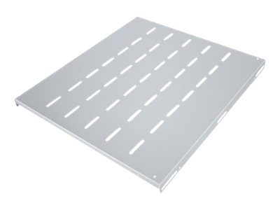 Intellinet 19" Fixed Shelf, 1U, 345mm Depth, Max 100kg, Grey - Rack - Regal - Grau, RAL 7035 - 1U - 48.3 cm (19")19" Fachboden zur Festmontage - 1 HE - 345 mm Tiefe - grau