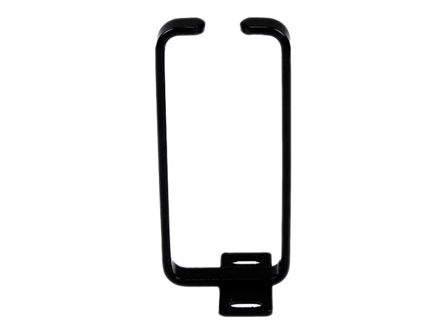 StarTech.com 1 HE Rack Kabelführung/ KabelmanagementD-Ring - 4,5x10cm - Kabelmanagementring - Schwarz - 1U - für P/N: RACK-18U-20-WALL-OA - RACK-21U-20-WALL-OA - RACK-24U-20-WALL-OA - RK3236BKF - RKQM