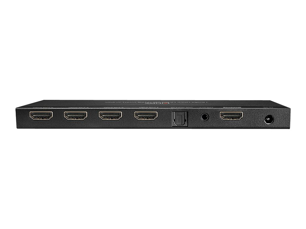 Lindy 4 Port HDMI 2.0 18G Splitter with AudioVideo-/Audio-Splitter - 4 x HDMI - Desktop