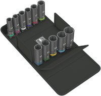 Wera 05004841001, Steckschlüsselsatz, Schwarz, 11 Kopf/Köpfe, 1/2 Zoll, Metrisch, 13,14,15,16,17,18,19,21,22,24,27 mm8790 C Impaktor Deep Set 1 - 11-teilig