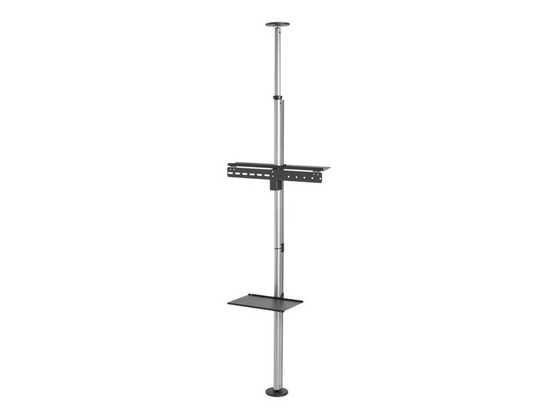 Equip Befestigungskit (equipment tray) - für LCD-Display / Curved LCD-Display - Silber - Bildschirmgröße: 94-177.8 cm (37"-70")Montageschnittstelle: 600 x 400 mm - Boden- bis Deckenmontage