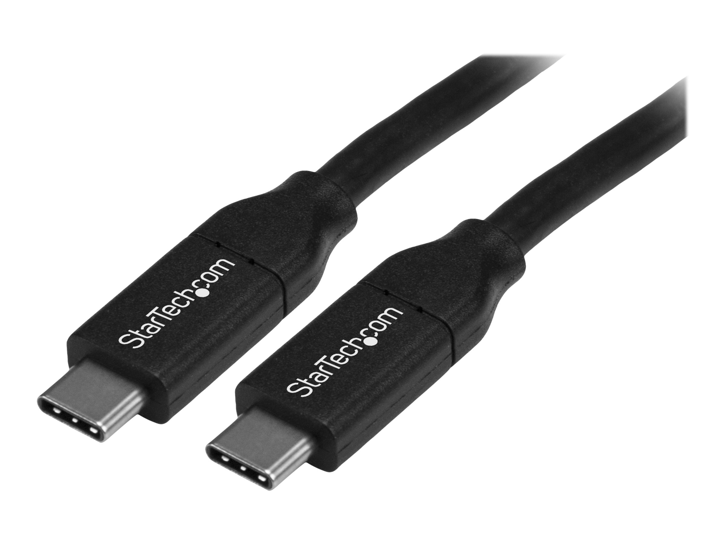StarTech.com StarTech USB-C Kabel mit Power Delivery (5A)St/St - 4m - USB 2.0 - Zertifiziert - USB 2.0 Typ-C Kabel - 100W/5A - USB-Kabel - USB-C (M) zu USB-C (M) - USB 2.0 - 5 A - 4 m - für P/N: CDP2H