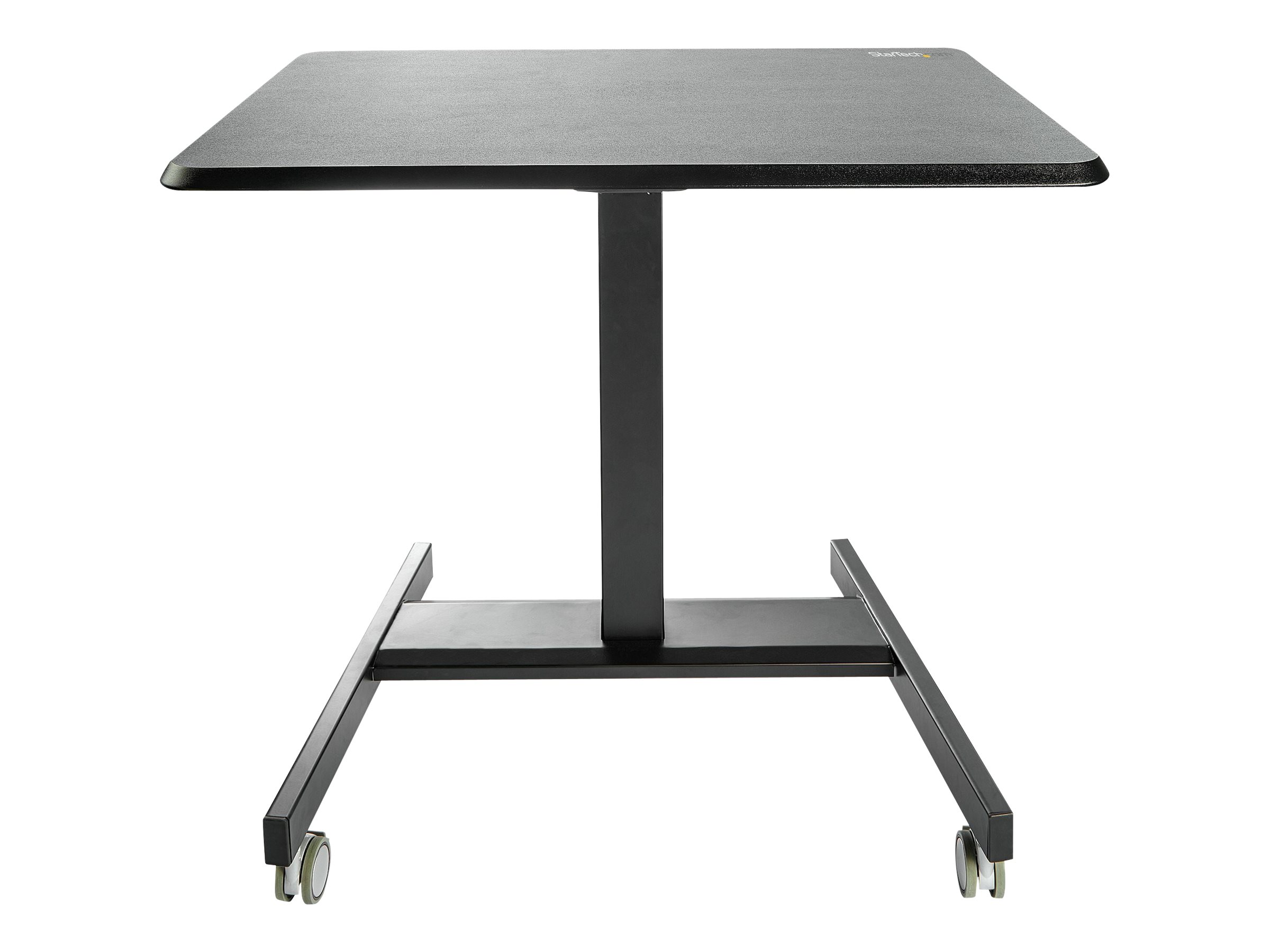 StarTech.com Startech Höhenverstellbarer Schreibtisch - Sit Stand Workstation - Ergonomischer Stehpult mit Rollen - One-Touch-Lift für Lehrer/Schüler (STSCART2)Sitz-/ Stehtisch - mobil - elektrische H