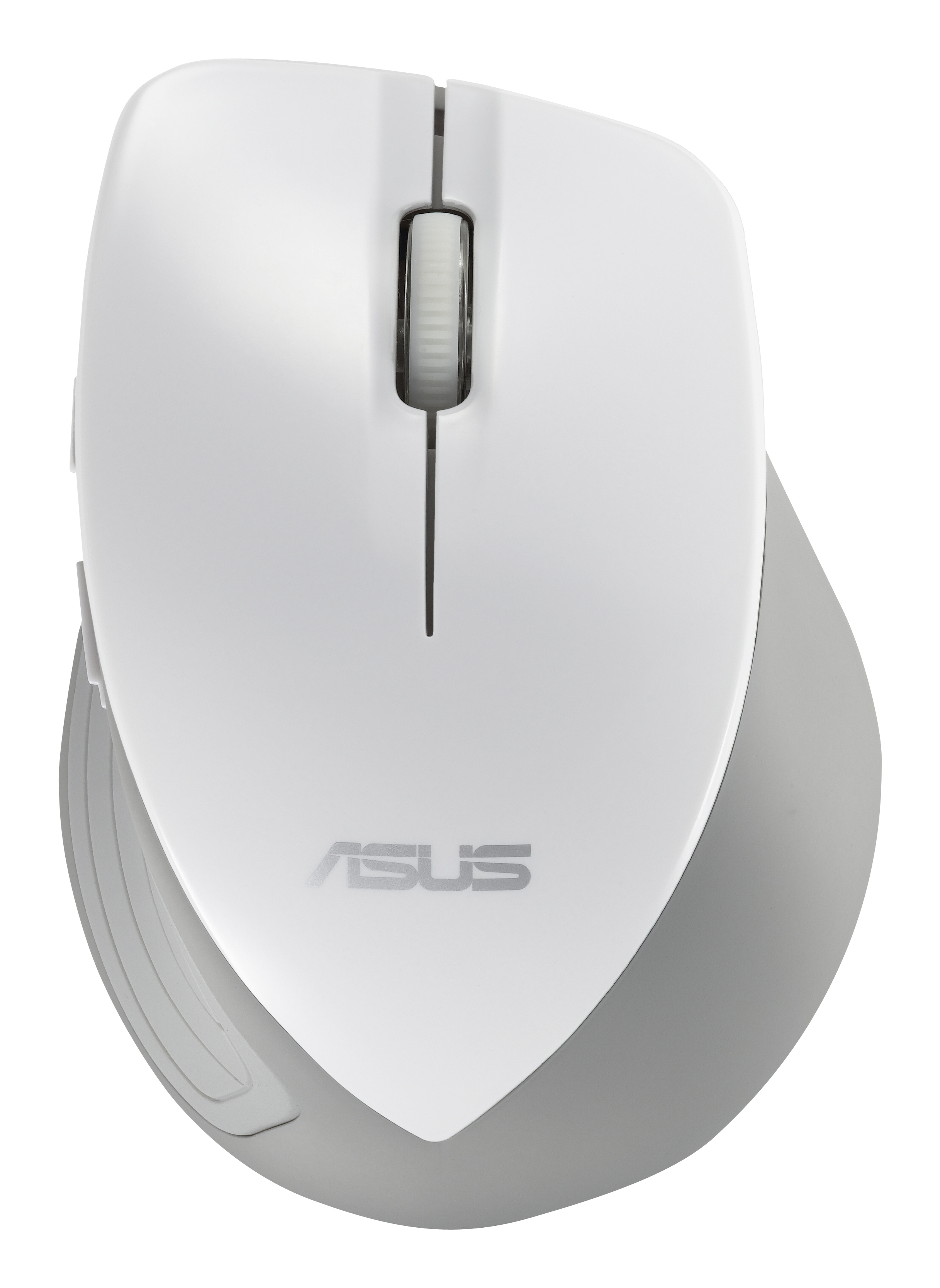 ASUS WT465 - Maus - optisch - kabellos - 2.4 GHz - kabelloser Empfänger (USB)weiß