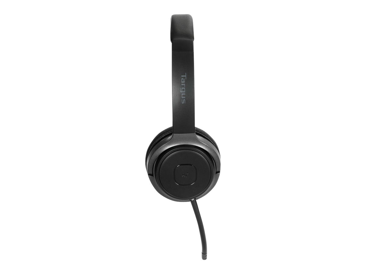 Hyper Targus AEH104GL - Headset - On-Ear - konvertierbarBluetooth - kabellos - kabelgebunden - 3,5 mm Stecker - Geräuschisolierung - Schwarz