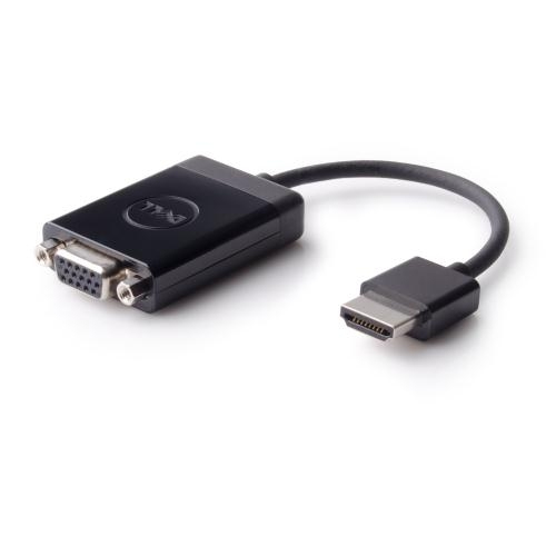 Dell  Videoadapter - HDMI männlich zu HD-15 (VGA)weiblich - für Chromebook 3120; Inspiron 17 77XX - 24 5459 - 3059 - 3263 - 5458 - 55XX - 7459; Vostro 3650