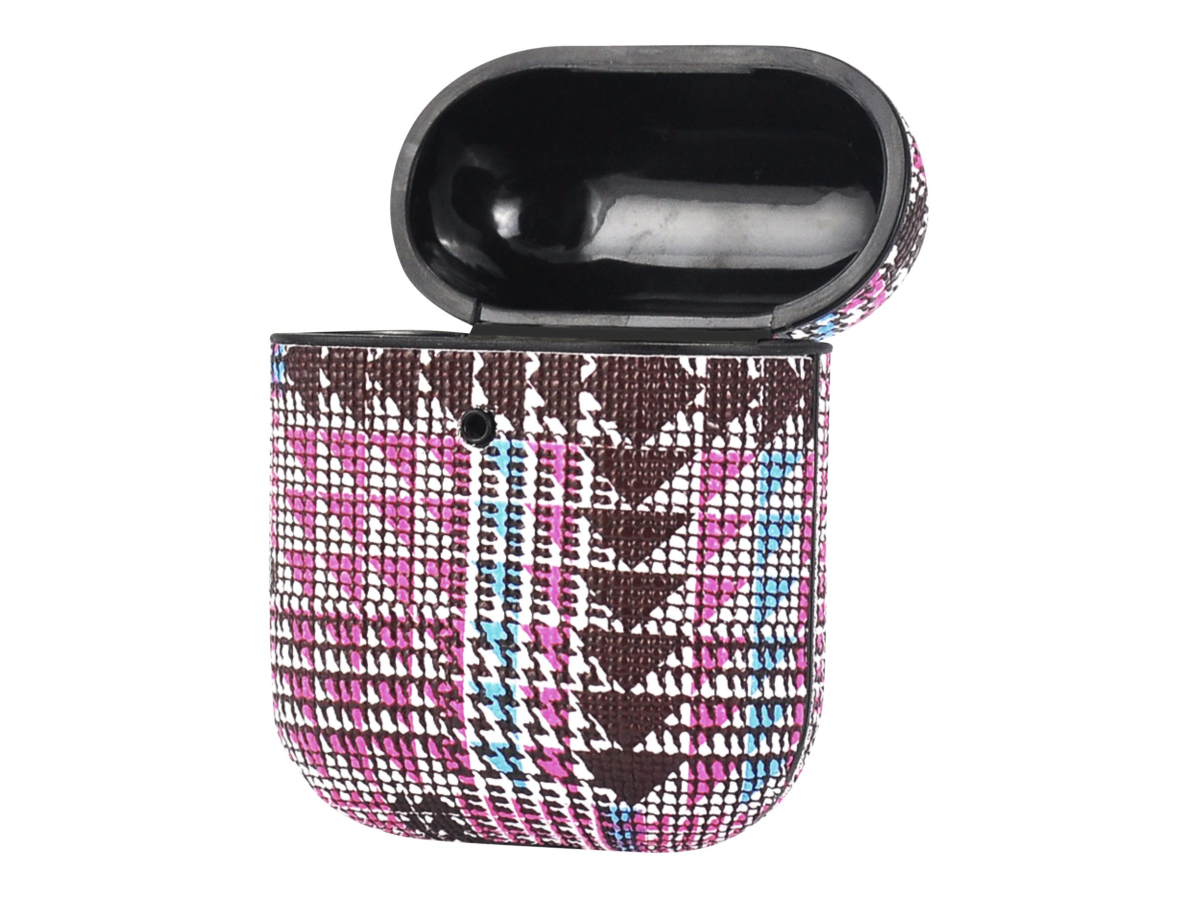 TerraTec Air Box - Tasche für Kopfhöhrer - Polycarbonat - Tartan Pink - für Apple AirPods (1. Generation, 2. Generation)AIR Box - Polykarbonat - AirPods der 1. und 2