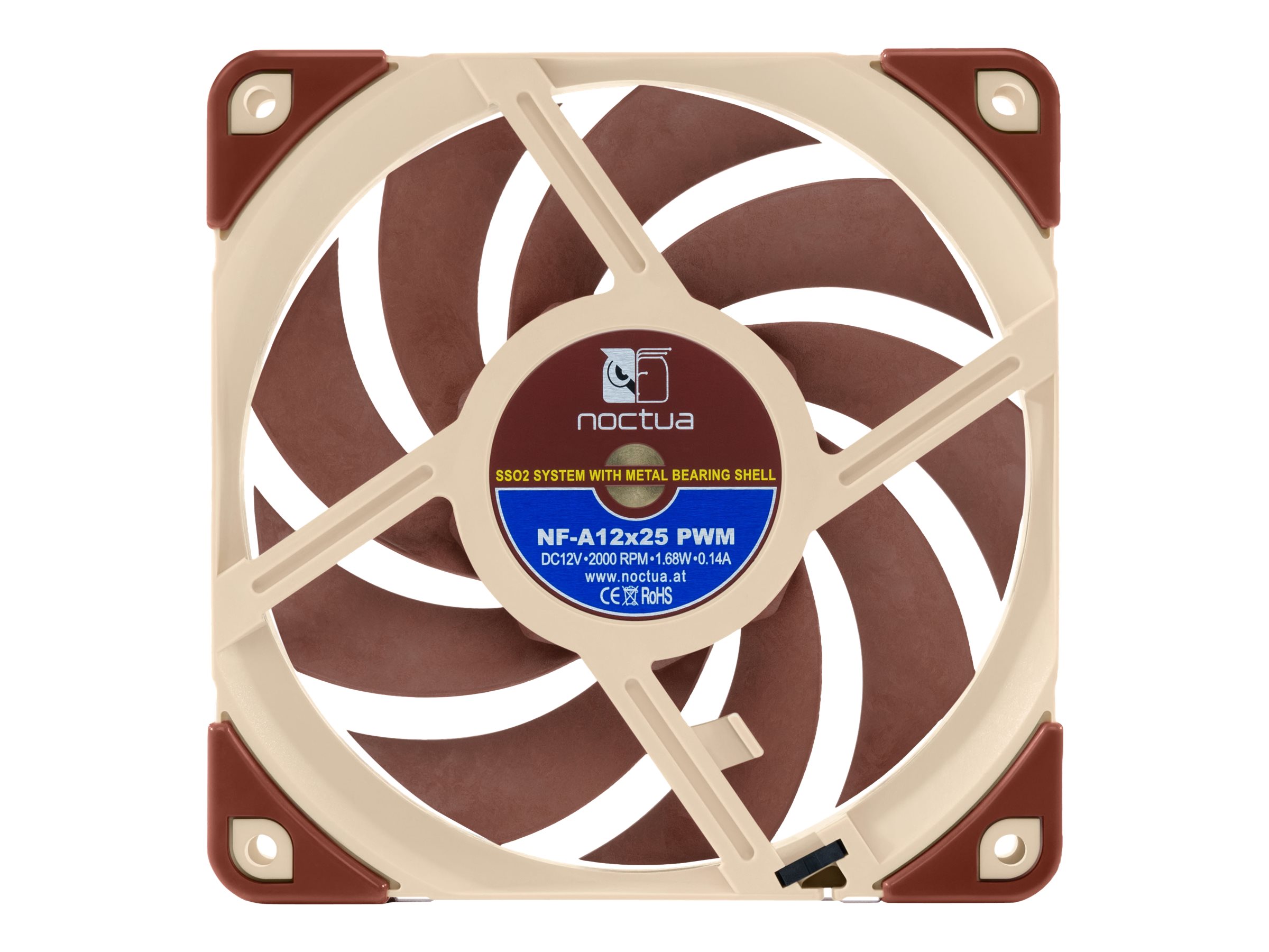 Noctua NF-A12x25 PWM - Gehäuselüfter - 120 mmm