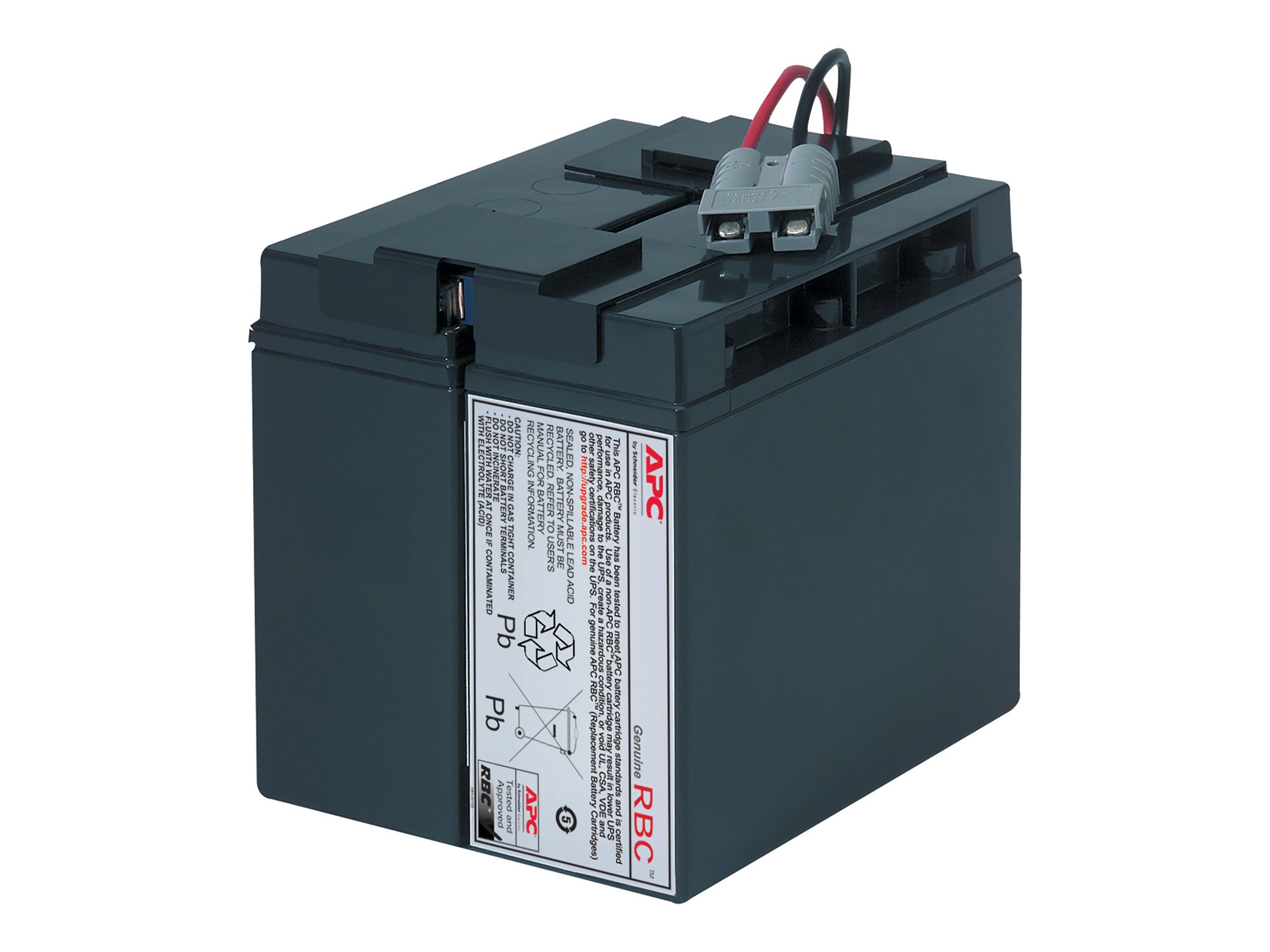 APC Replacement Battery Cartridge #7 - USV-Akku1 x Batterie - Bleisäure - Schwarz - für P/N: SMT1500C - SMT1500CNC - SMT1500CUS - SMT1500I-AR - SMT1500IC - SMT1500NC - SMT1500X93