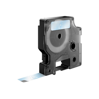 Dymo D1 - Selbstklebend - White on Transparent - Rolle (1,2 cm x 7 m)1 Kassette(n) Etikettenband - für LabelMANAGER 160 - 210D - 210D Kit - 210D Kit Case - 280 - 360D - 420P - 420P Kit - 500TS - PnP