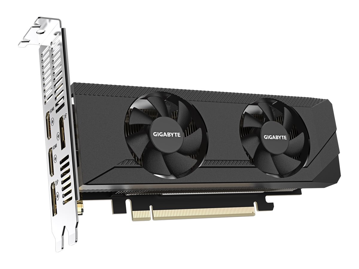 Gigabyte GeForce RTX 3050 OC 6G - GrafikkarteGF RTX 3050 - 6 GB GDDR6 - PCIe 4.0 Low-Profile - 2 x DisplayPort - 2 x HDMI - Box