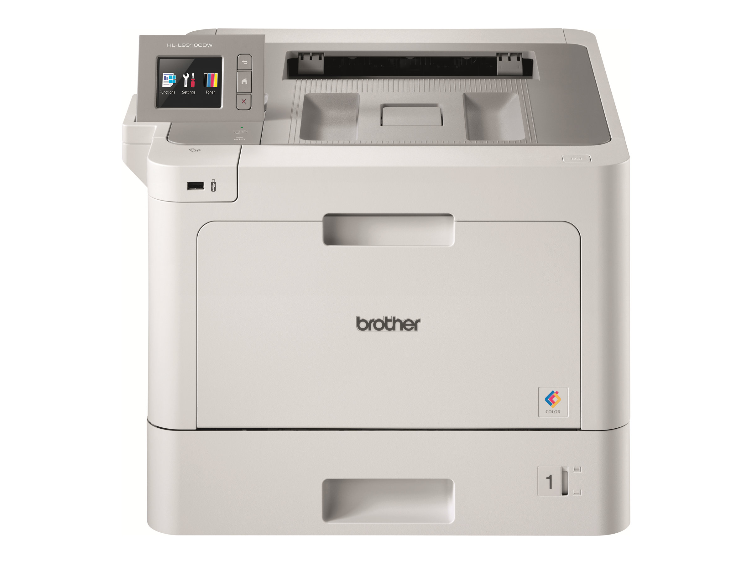 Brother HL-L9310CDW - Drucker - Farbe - Duplex - Laser - A4/Legal - 2400 x 600 dpi - bis zu 31 Seiten/Min. (einfarbig)/ bis zu 31 Seiten/Min. (Farbe) - Kapazität: 300 Blätter - USB 2.0 - Gigabit LAN -