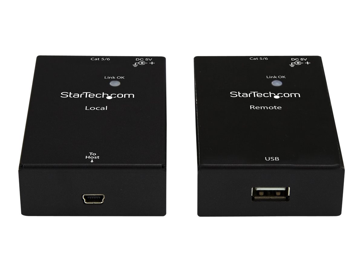 StarTech.com Startech 1 Port USB über Cat5 / Cat6 Extender bis zu 40m - USB über Ethernet Verlängerung - USB-Erweiterung - USB 2.0 - über CAT 5e/6 - bis zu 50 m - für P/N: SVA5N3NEUA