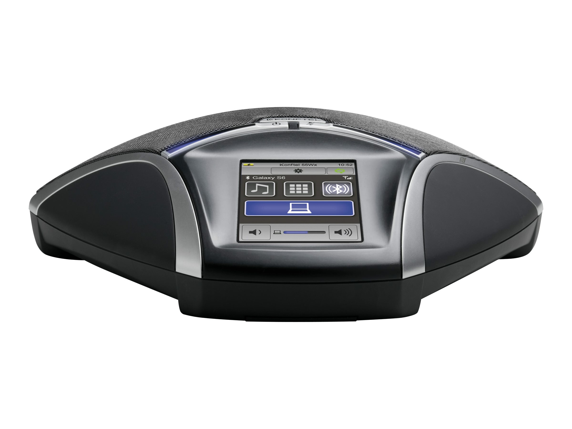 Konftel 55Wx, IP-Konferenztelefon, Mittlerer Raum, 30 m², Tasten, Berührung, Schwarz, LCD12 personen - 100-24000 Hz - 90 dB NPS 0.5 m - USB 2.0 Mini B - Bluetooth 3.0 - 100–240 V - SD/SDHC - 222 x 206