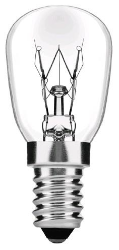 avide ARAC14WW-25W, E14, T26, 1000 h, 150 lm, Warmweiß, 360°Kühlschrankleuchte 25W E14 WW 3000K