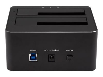 StarTech.com Startech Dual-Bay USB 3.0 to SATA Hard Drive Docking Station, USB Hard Drive Dock, External 2.53.5 SATA IIIIII, SSDHDD Docking Station, Hot-Swap Hard Drive Bays - Top-Loading - HDD-Dockin