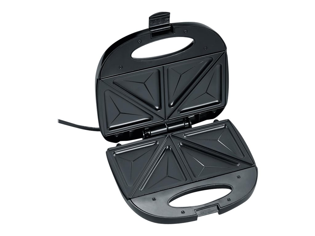SEVERIN SA 2969 - Sandwichmaker - 600 W - Edelstahlgebürstet/schwarz