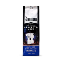 Bialetti Perfetto Moka Stark 250 g, 250 g, Dunkle Röstung, Kaffee, 30% Arabica, 70% robust, Tasche