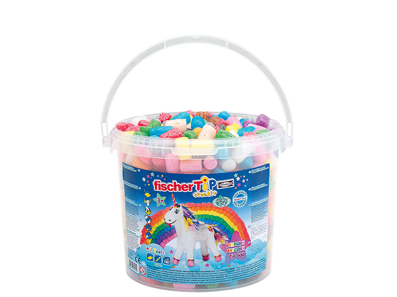 fischertechnik Einhorn 600, Children's craft kit, 3 Jahr(e), Nicht toxisch, Mehrfarbig, 600 Stück(e)fischerTiP Einhorn 600 - 240g