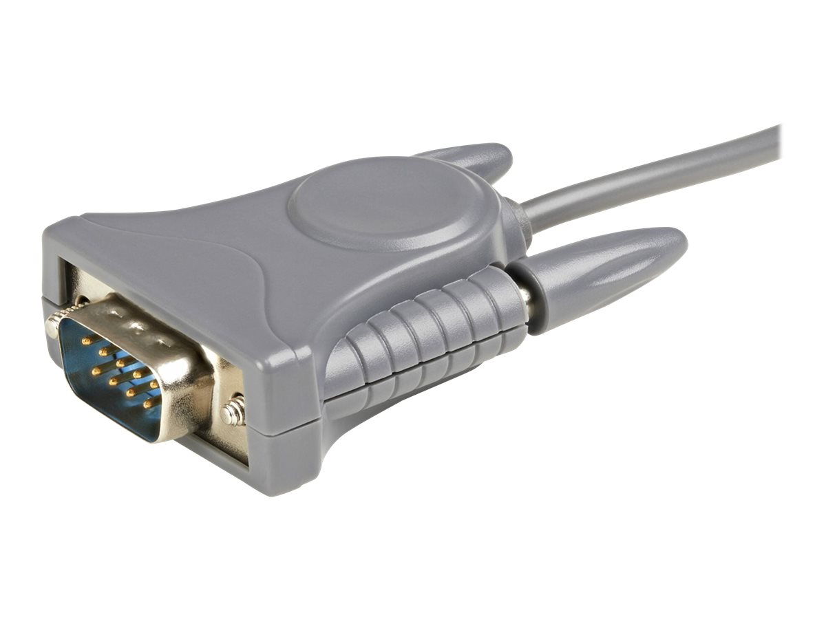 StarTech.com USB 2.0 auf Seriell RS232 / DB9/ DB25 Adapterkabel - St/St - USB zu Seriell Adapter/ Konverter Kabel - Serieller Adapter - USB 2.0 - Grau