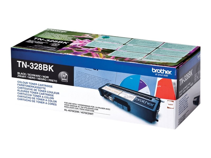 Brother TN328BK - Schwarz - original - Tonerpatronefür Brother DCP-9270CDN
