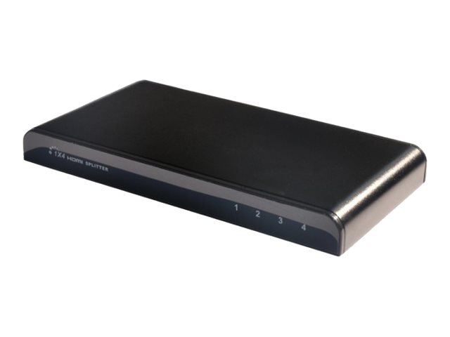 Techly 1 x 4 HDMI Splitter 4K x 2K - Video-/Audio-Splitter4 x HDMI - Desktop