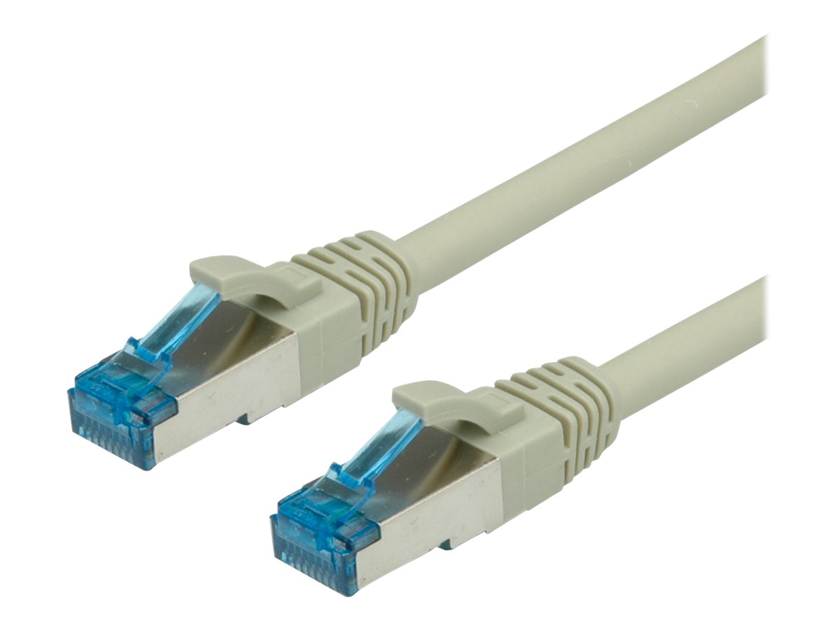 VALUE Patch-Kabel - RJ-45 (M) zu RJ-45 (M)20 m - SFTP - PiMF - CAT 6e - geformt - verseilt - Grau