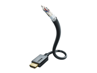 in-akustik Star - Ultra High Speed - HDMI-Kabel mit Ethernet - HDMI männlich zu HDMI männlich - 1 m - Dreifachisolierung - Schwarz - unterstützt 10K 120 Hz (10.240 x 4320)Netzwerk - 1 m